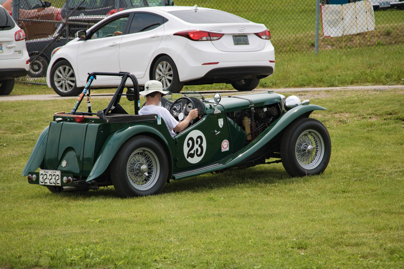 Got to sit in a similar MG T(?) racecar in the paddock.